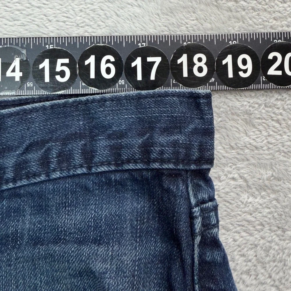 Banana Republic Jeans Mens Measures 36X31 Tag 36x32 Blue Vintage Straight Fit